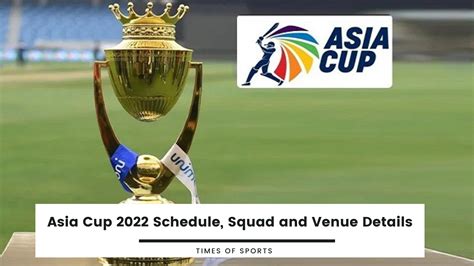 asia cup 2022 cricket schedule.